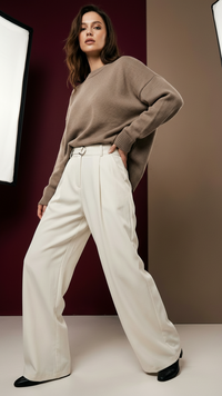 Pantalon Large Plissé Joséphine