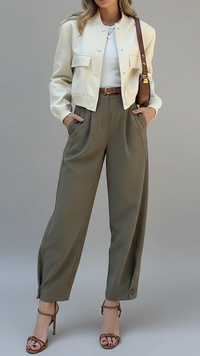 Women Casual Office Pants - Professional Comfort & Style