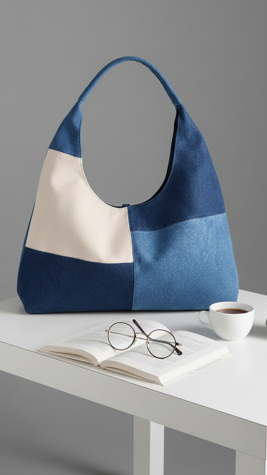 Patchwork Denim Bag