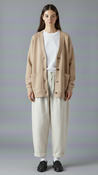 V-neck Cardigan - Soft Knit Layering Essentials