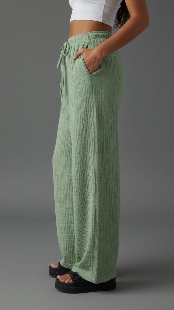 Casual Wide-leg Trousers