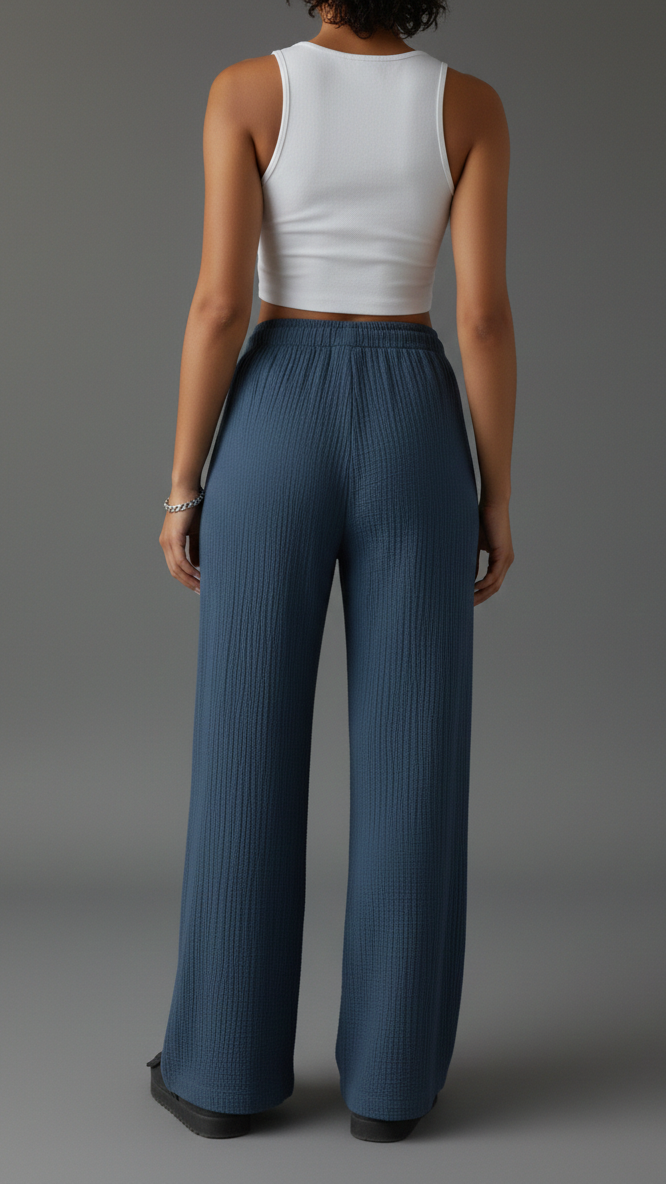 Casual  Wide-leg Trousers