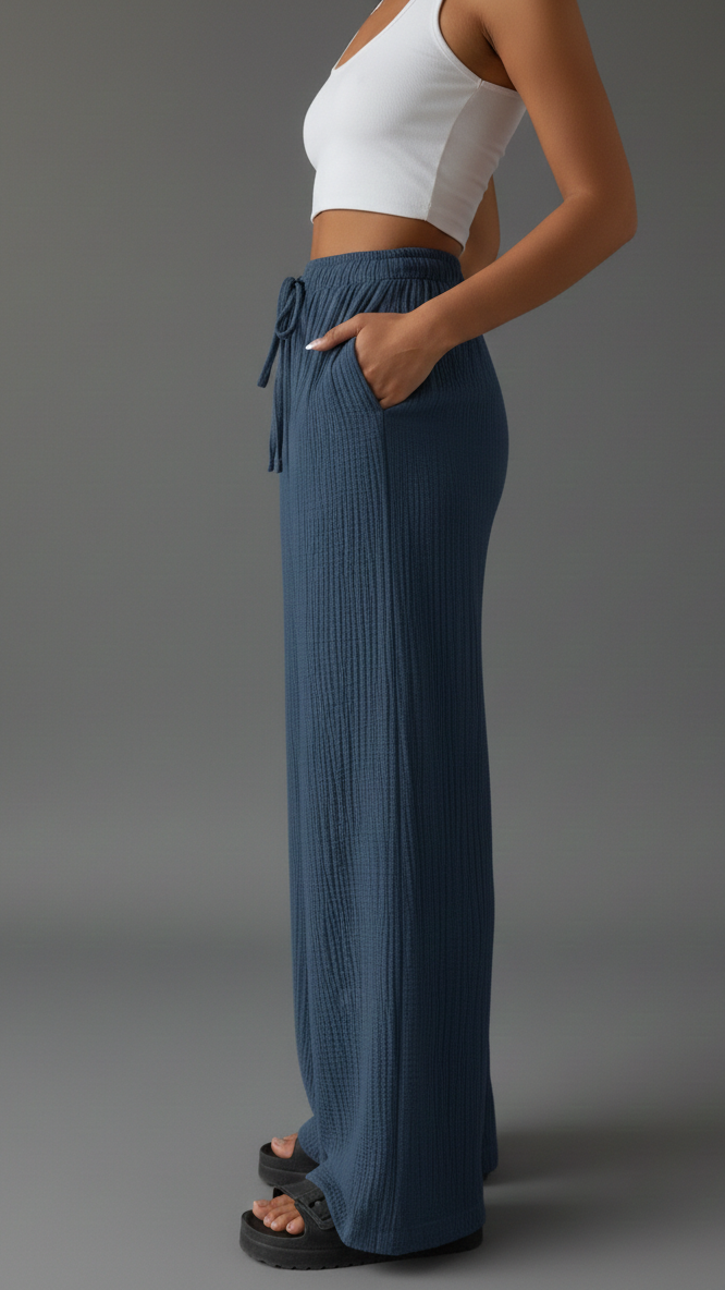 Casual Wide-leg Trousers