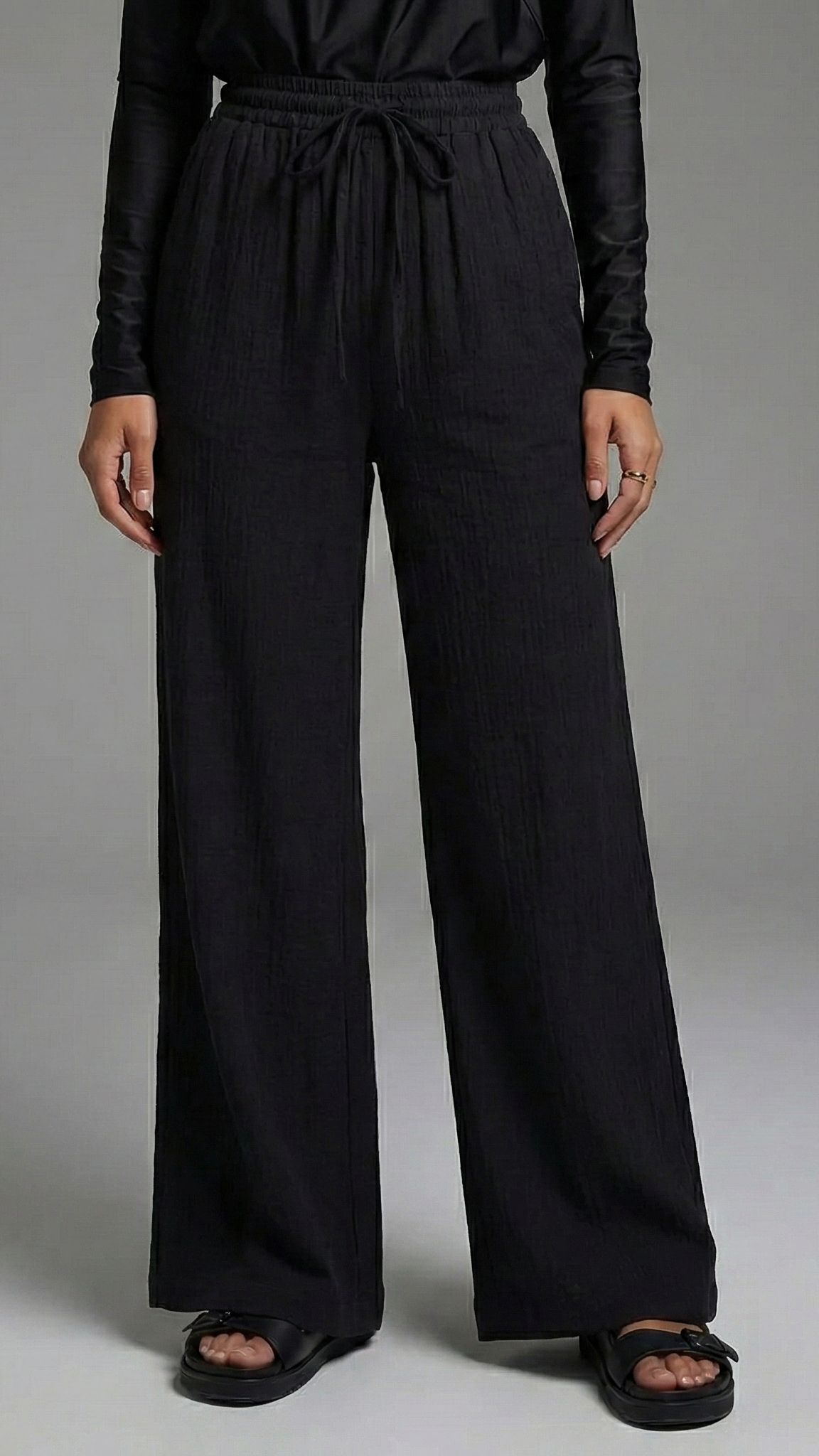Casual  Wide-leg Trousers