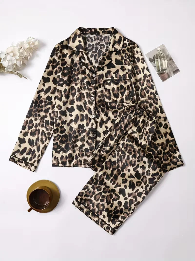 Minimalist Leopard Loungewear Set