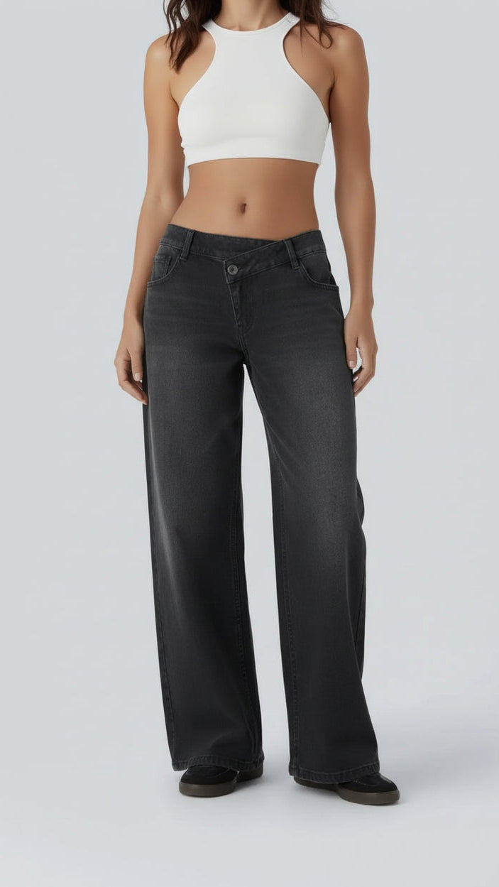 Halara Women Jeans Solid Straight Pants