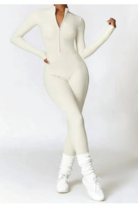Women's One-Piece Yoga Jumpsuit - Sleek All-In-One Activewear