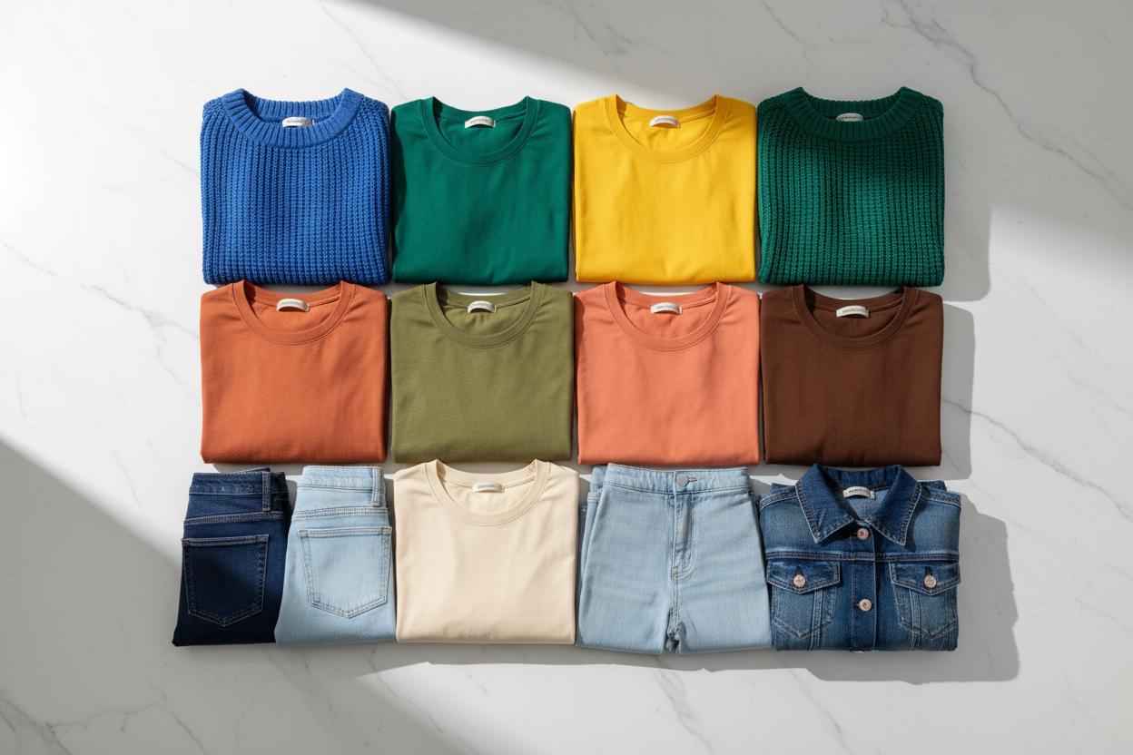 folded woman fashion 